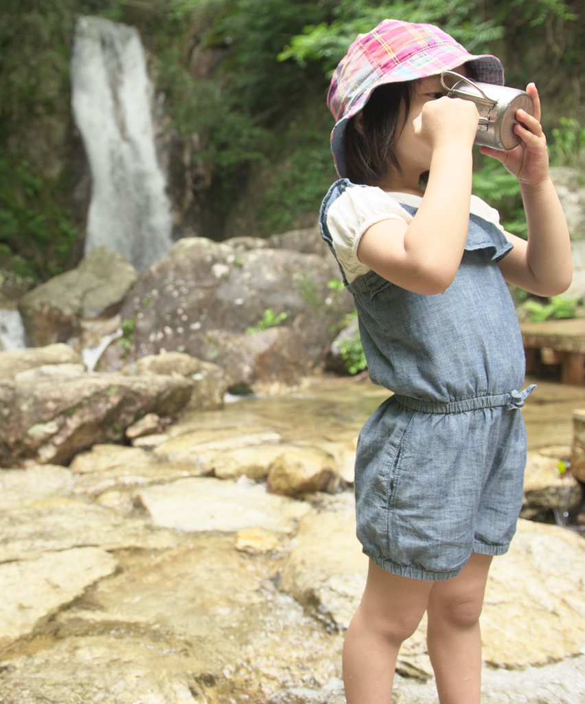 山の神様のお水