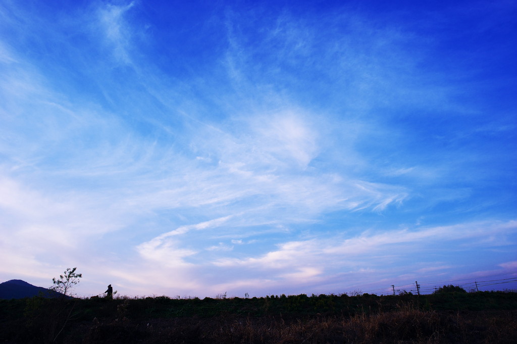 空と老人