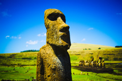 the Moai @ Ahu Tongariki 