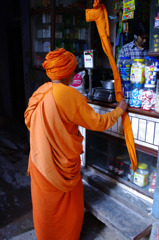 a priest also shops