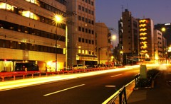 原宿の夕暮れ