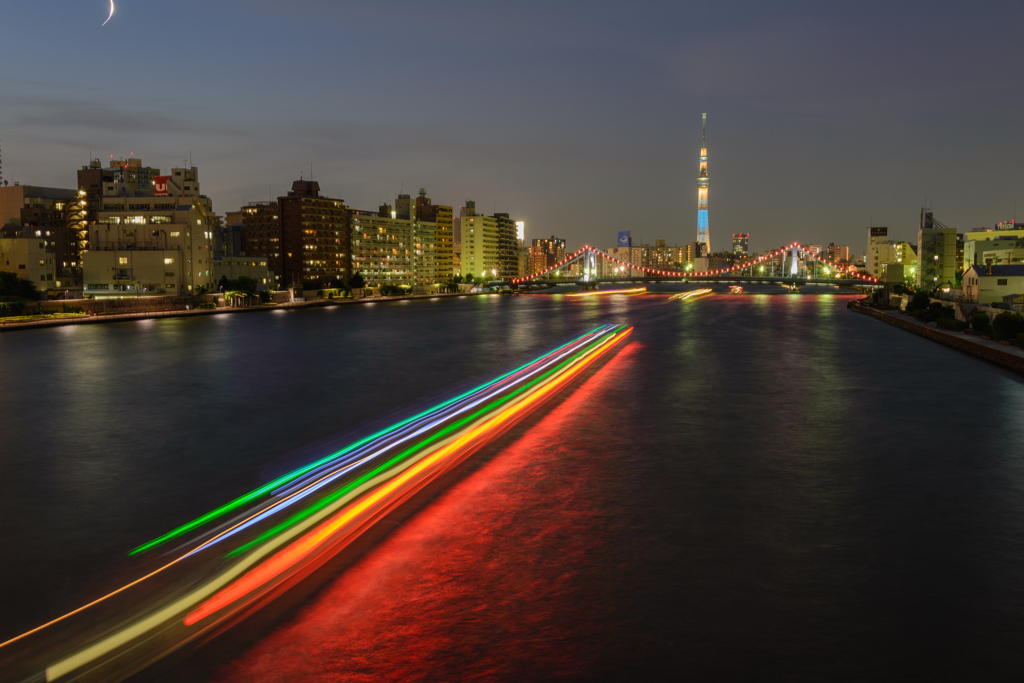 虹を見た。粋な夜に