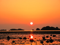 夕日