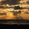 日本海の夕暮れ