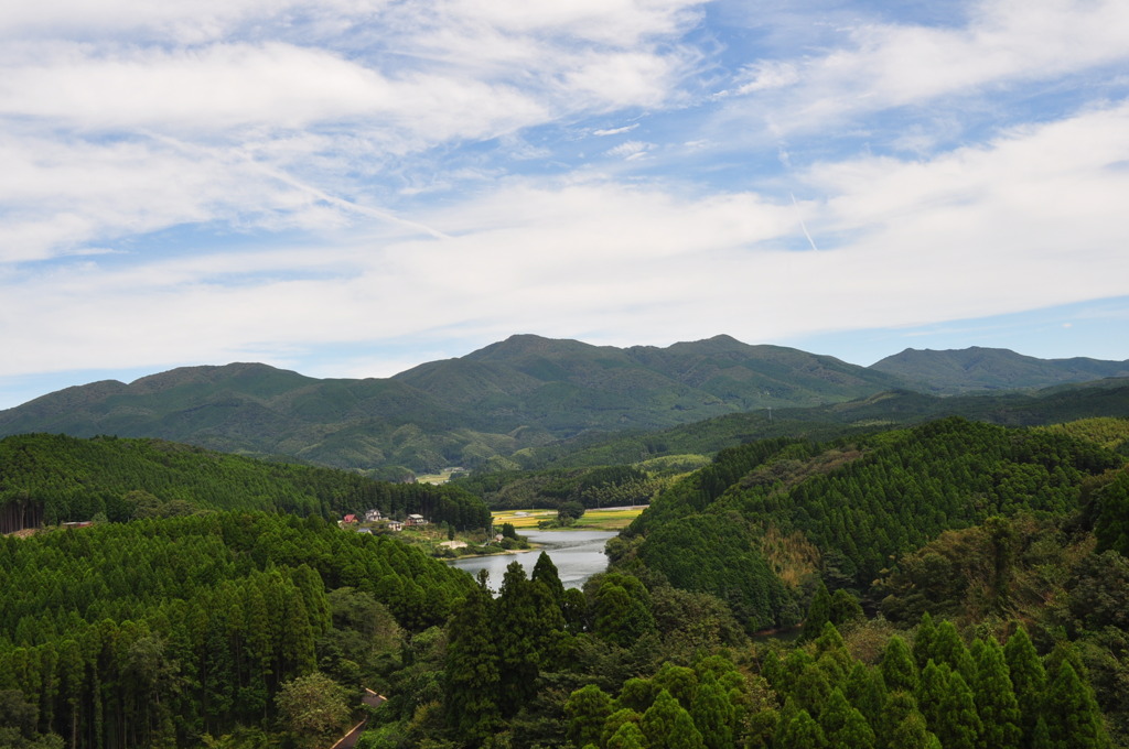 峠の中の展望台