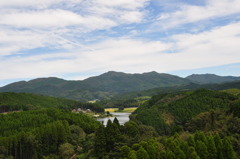 峠の中の展望台