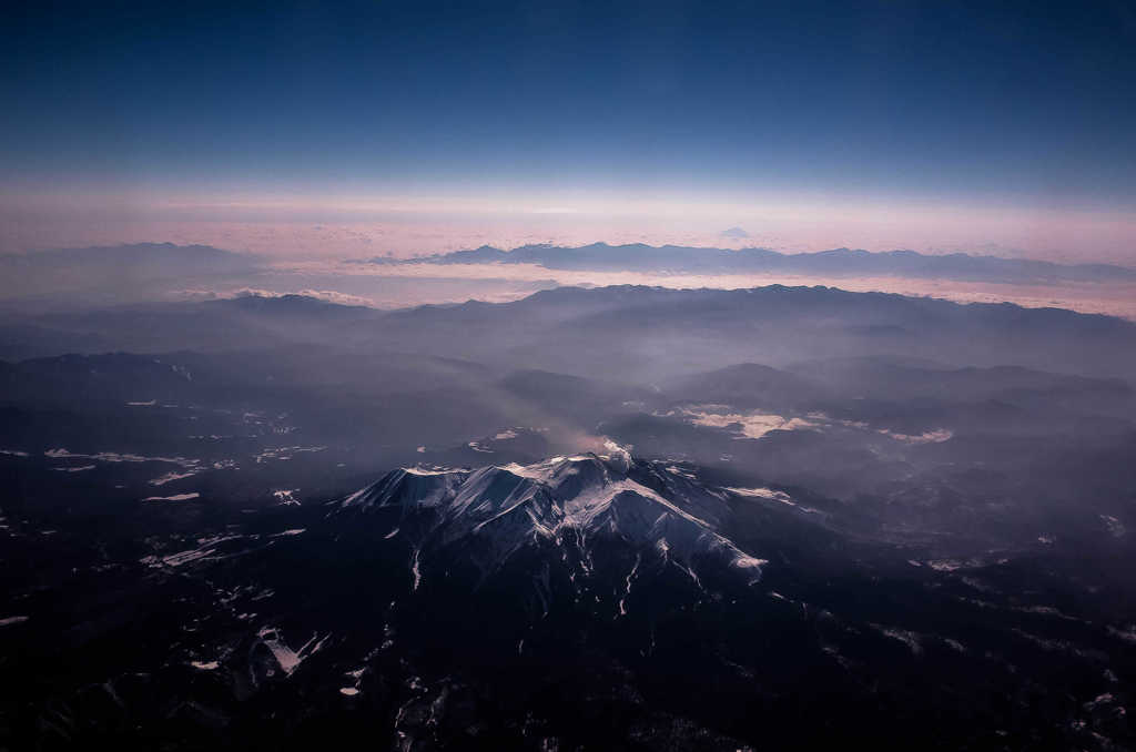 白根山の噴煙