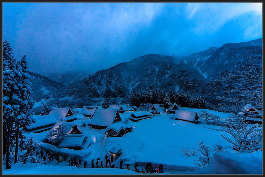 冬の五箇山