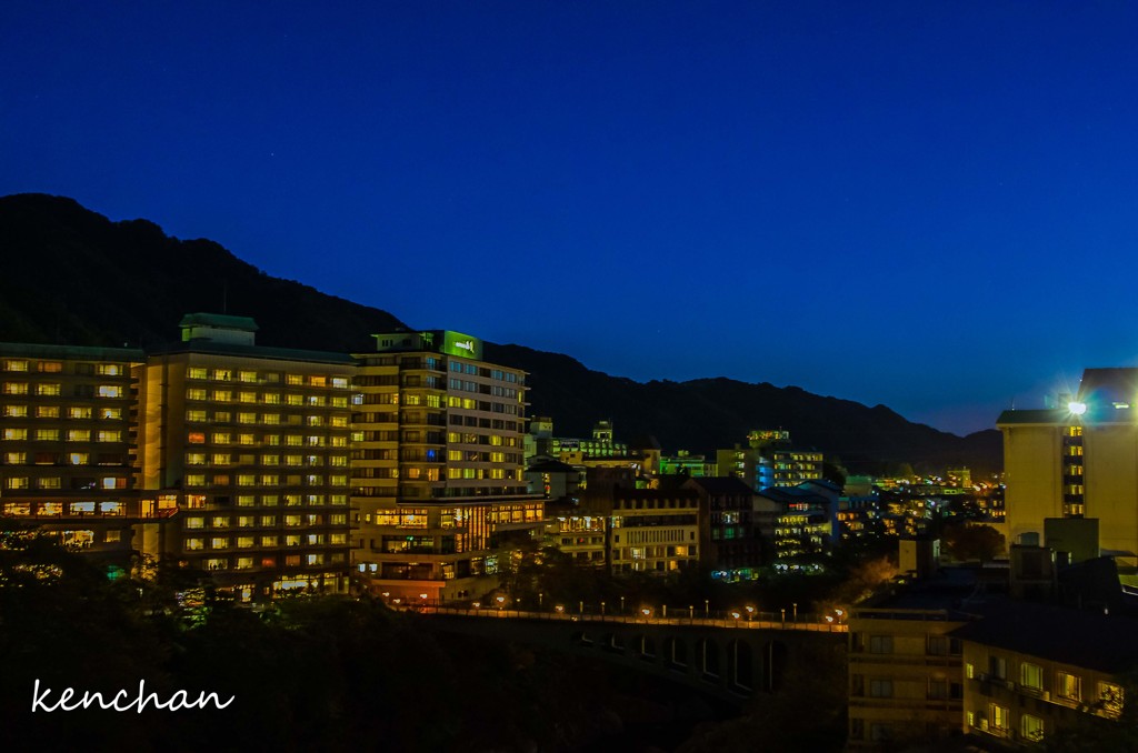 鬼怒川温泉夜景