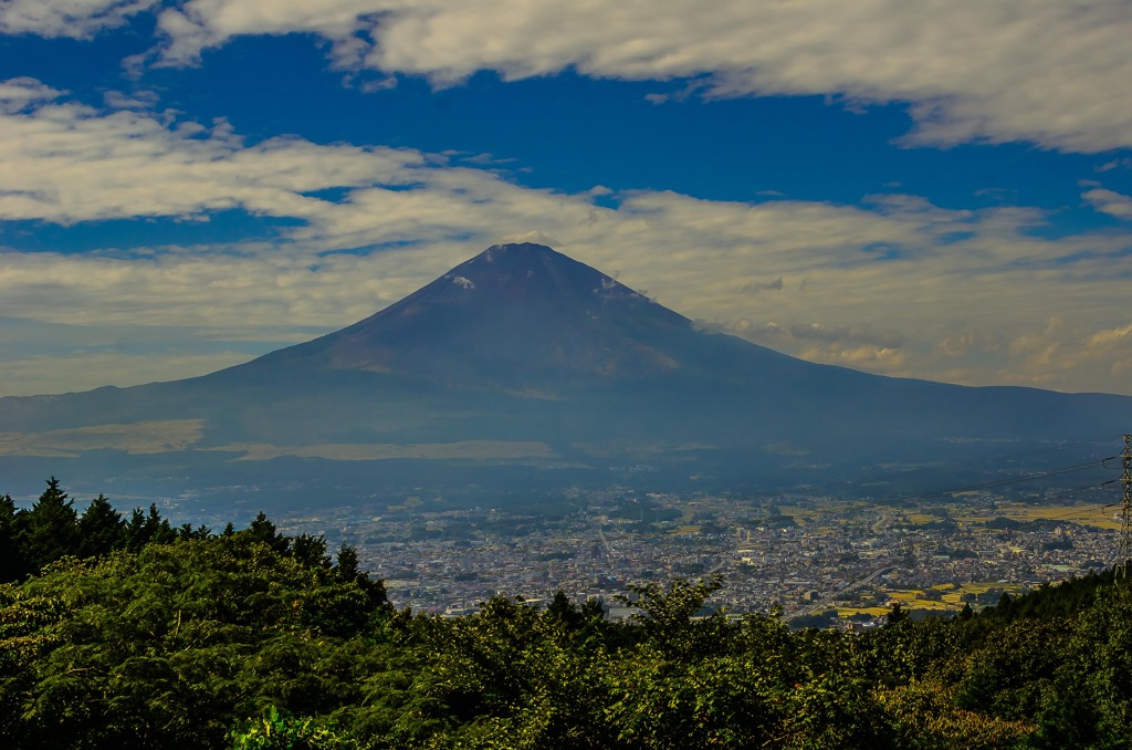 初秋の富士山