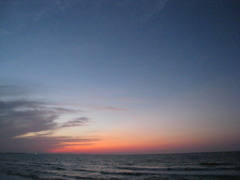 夕暮れ