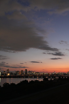 自宅よりの夕暮れ