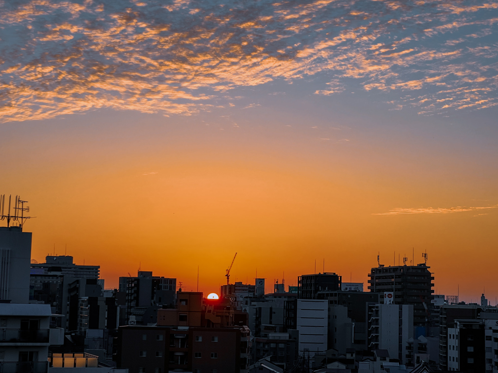 どこかの夕暮れ