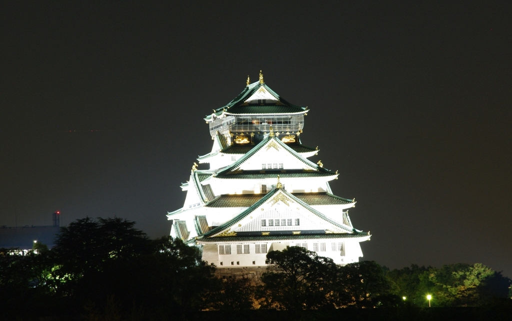 宵の大阪城①