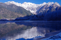 大正池冬景