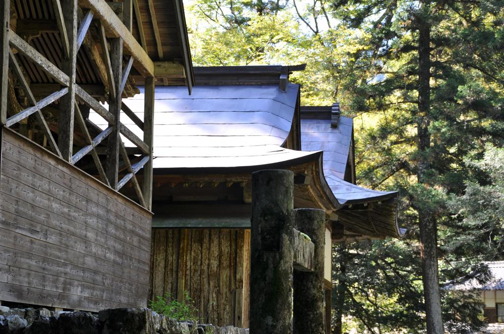 山奥の寺の景色