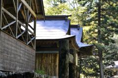 山奥の寺の景色