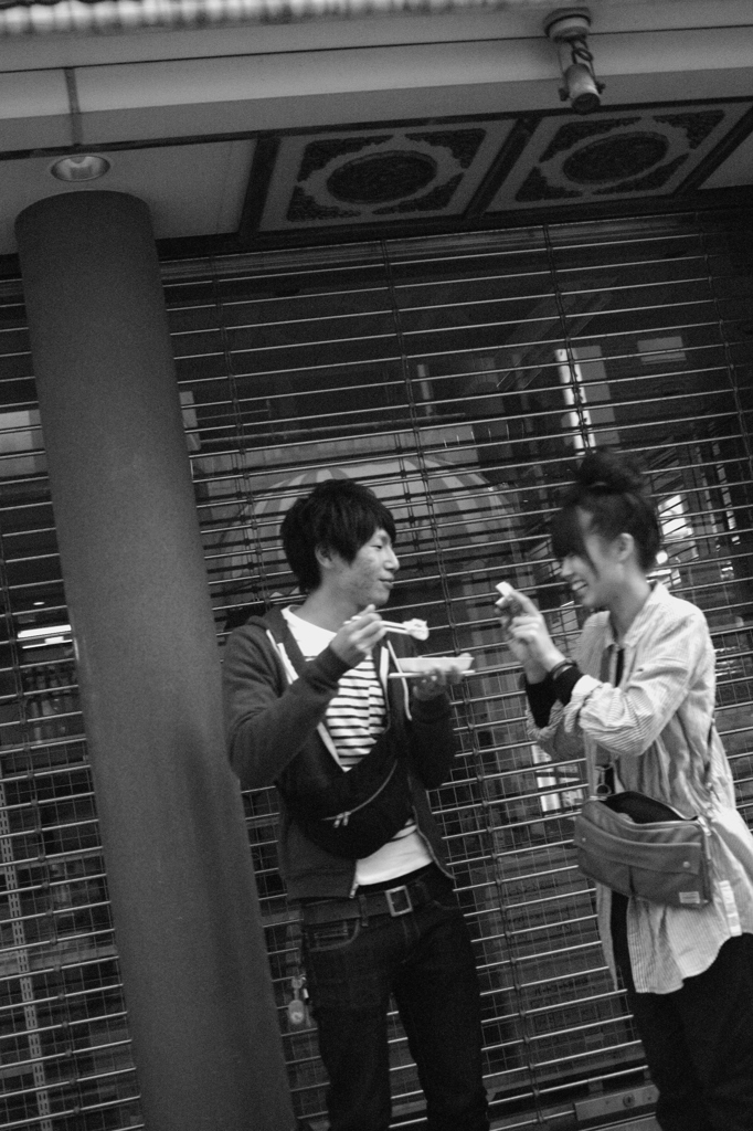 微笑ましい二人