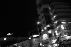 夜の交差点