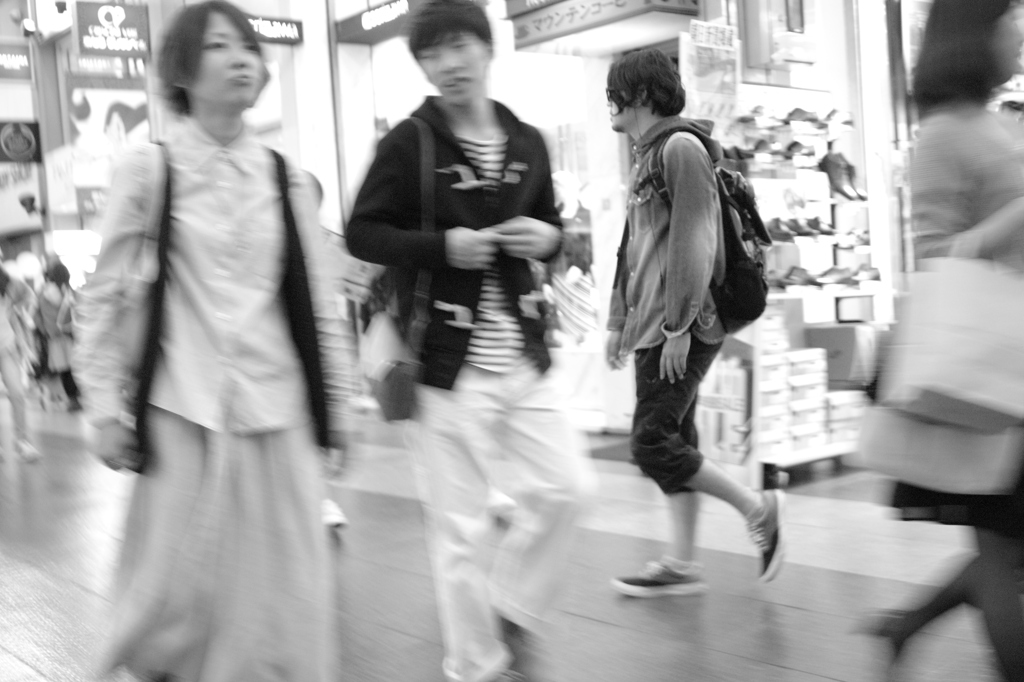 なぜか流し撮り