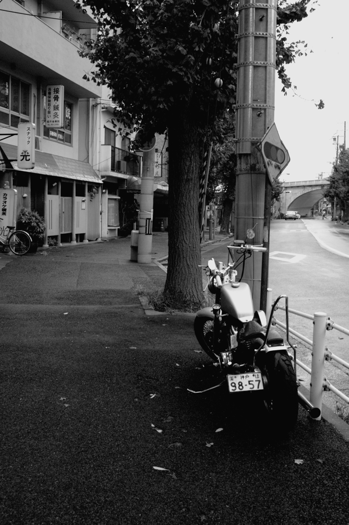 バイク。そして風景