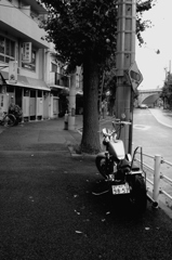 バイク。そして風景