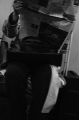 夕刊フジを読みながら