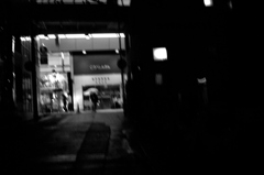 商店街の明かり