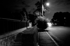 夜の街灯