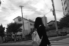 シルバーのリュック