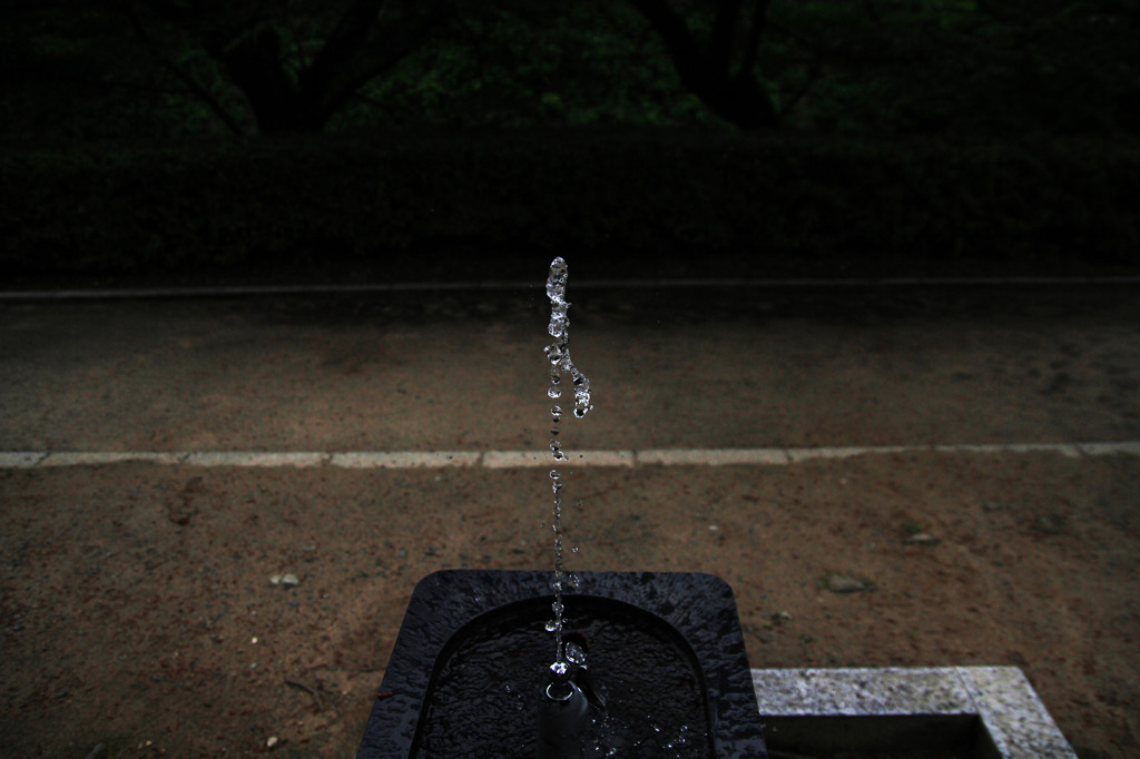 水のオブジェ