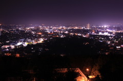 八ッ面山の夜景