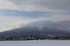 冬の津軽平野