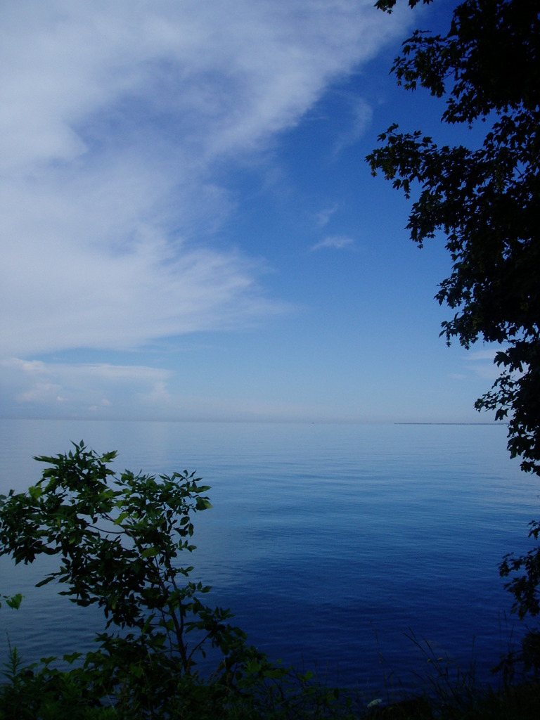 海と空が交わる時。