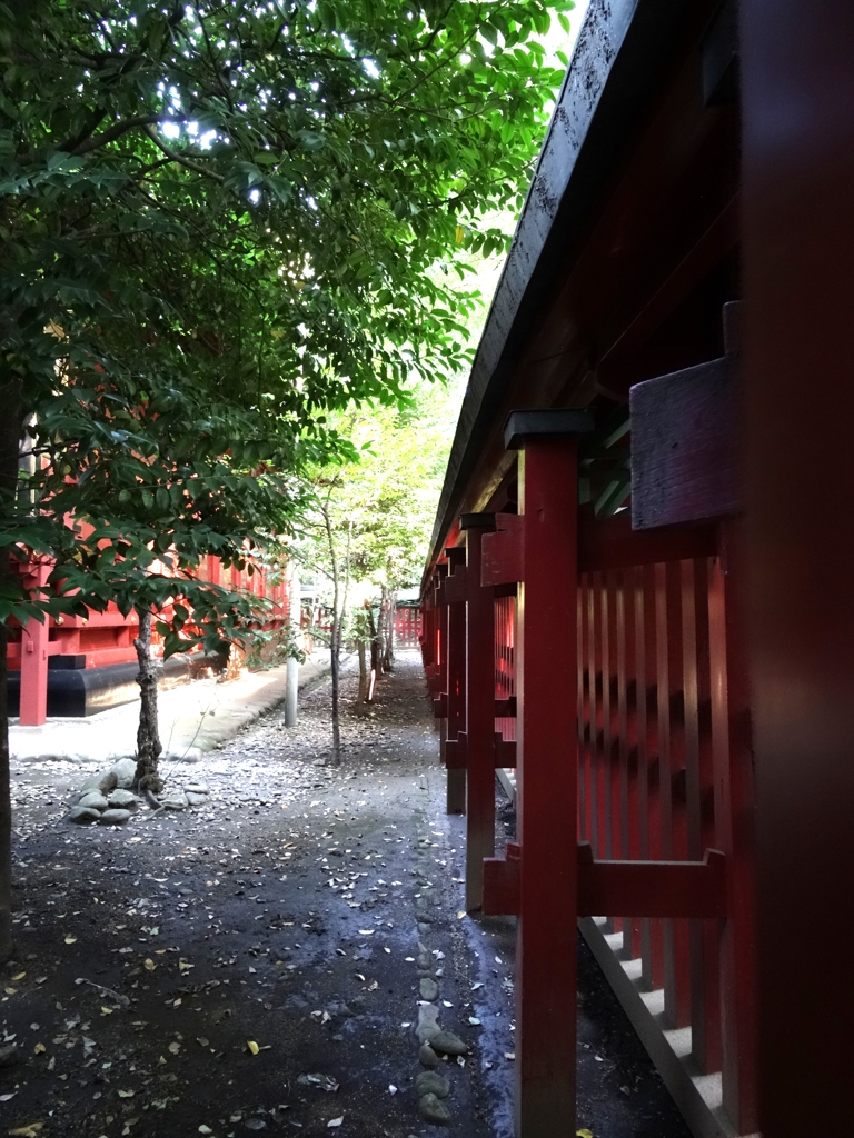 神社の一角