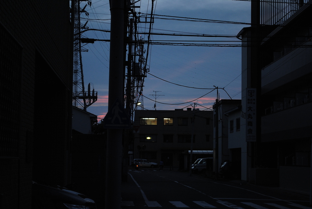 夕暮れ