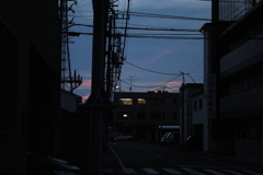 夕暮れ