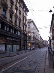 ミラノの路面