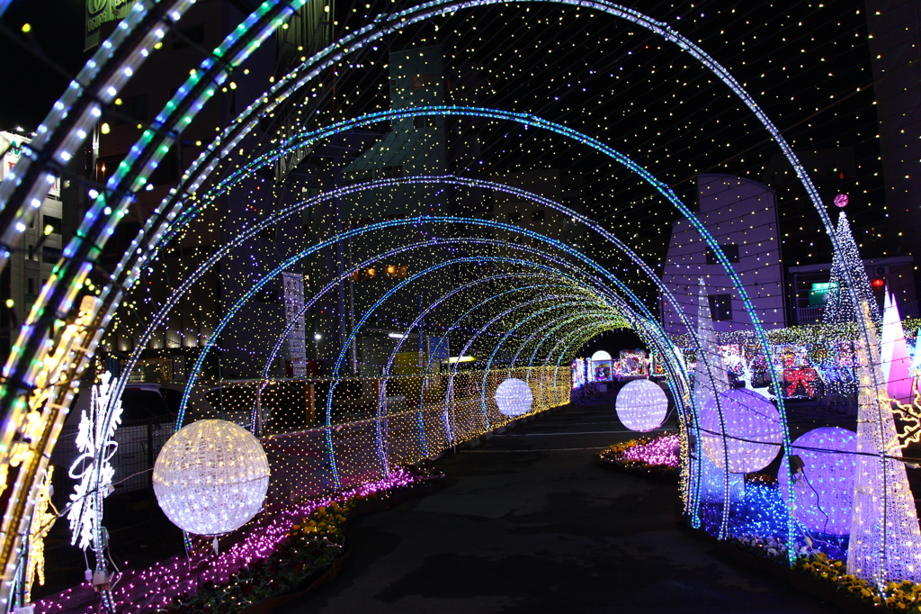 高崎駅西口イルミ