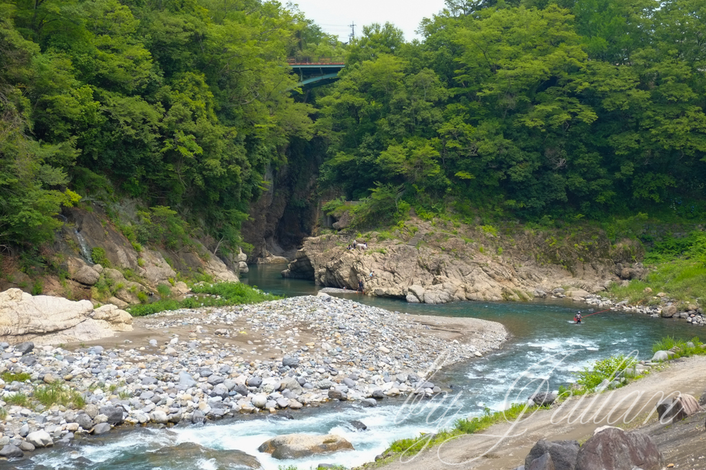 鮎釣り