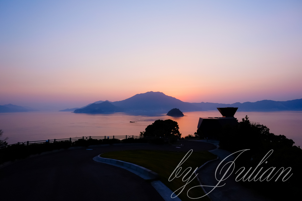 大三島の夕焼け
