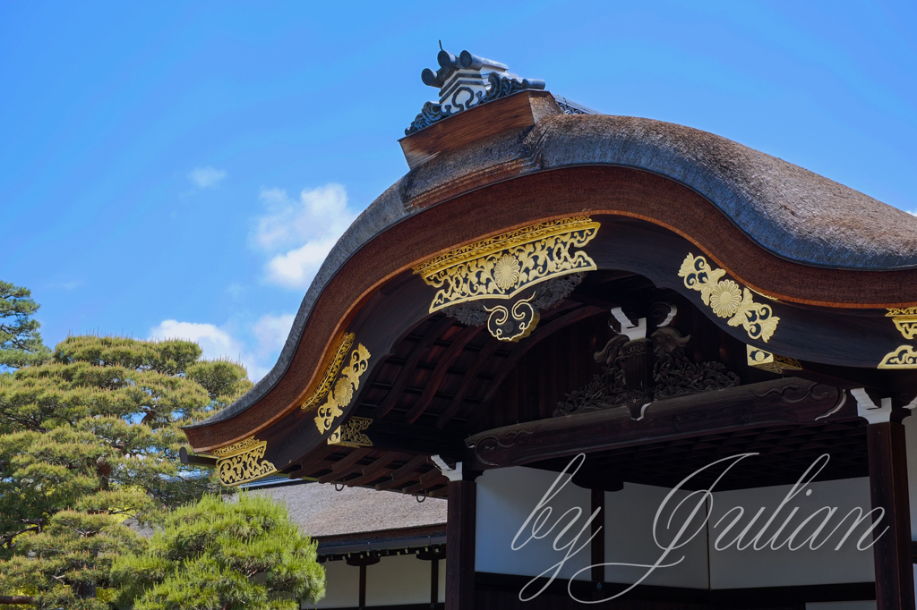 京都御所にて