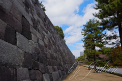 皇居にて