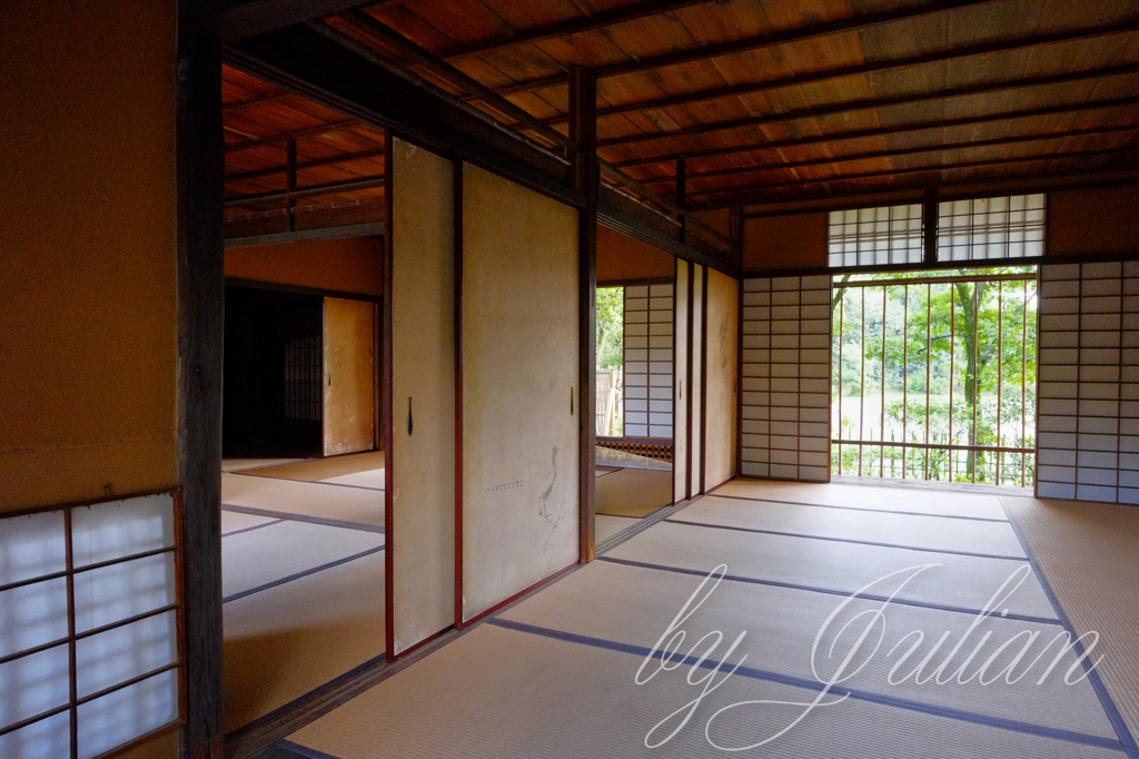 桂離宮にて
