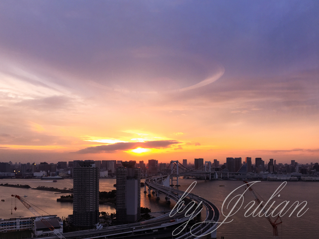 臨海副都心にて