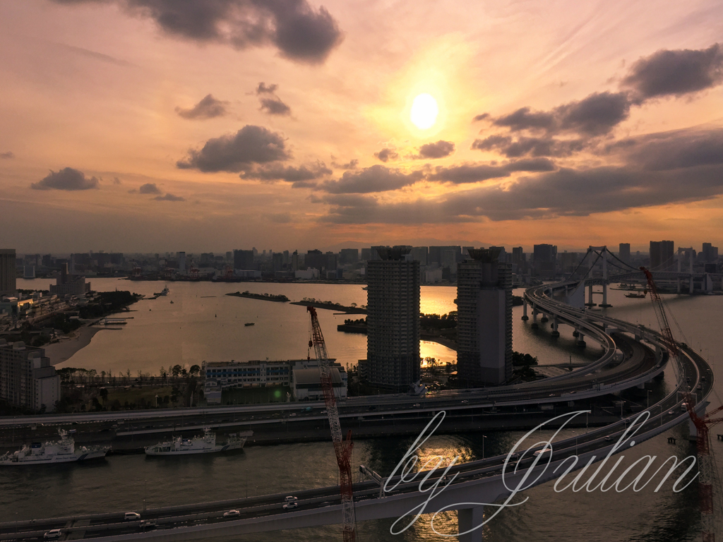 臨海副都心にて