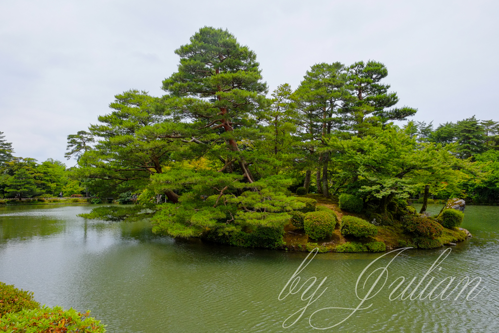 兼六園にて