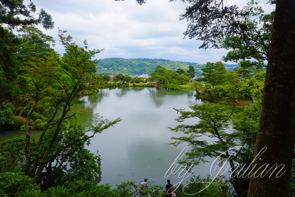 兼六園にて