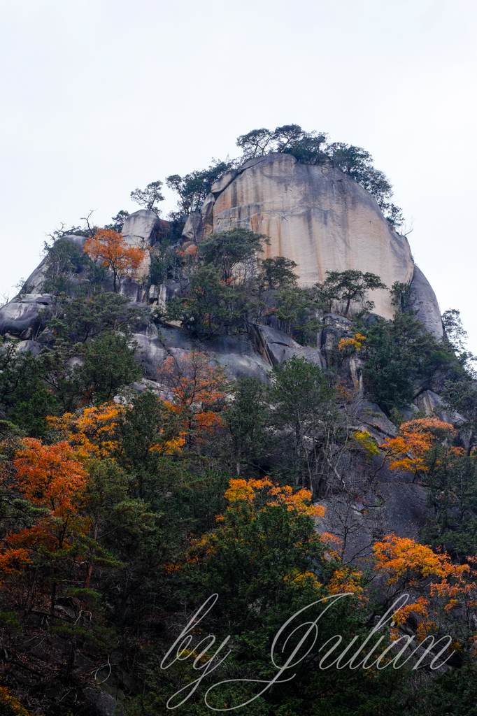 紅葉ツーリング　昇仙峡にて