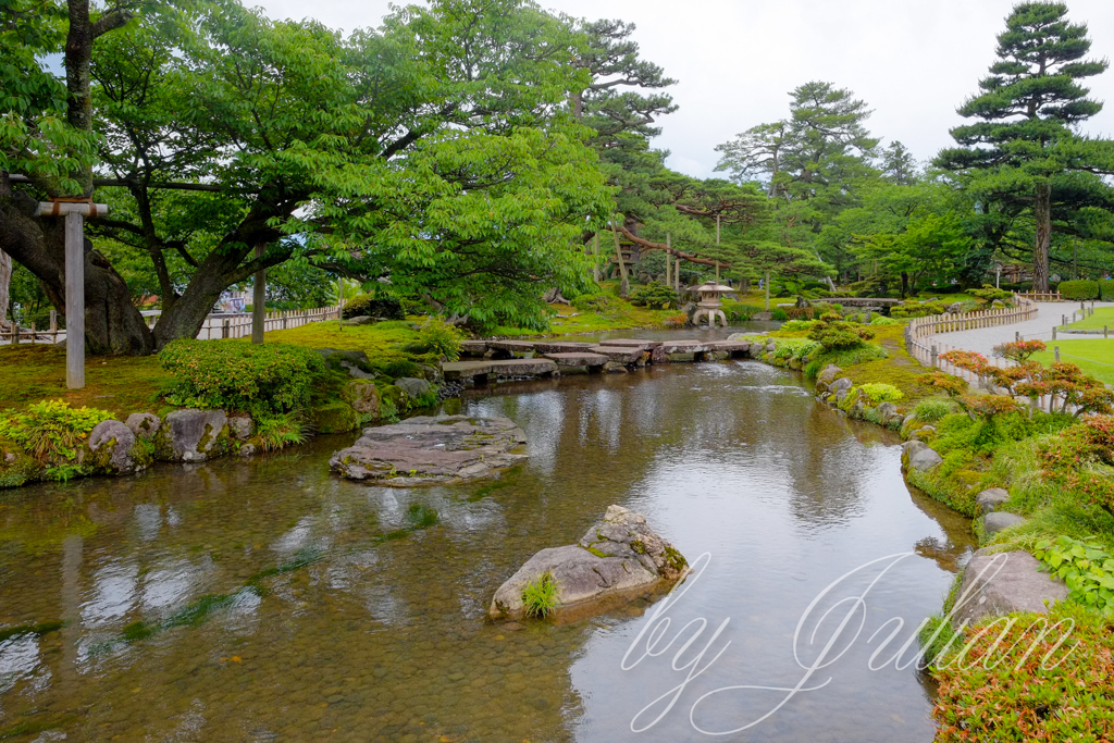 兼六園にて